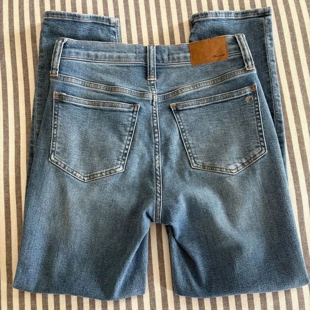 Madewell The Perfect Vintage Jean Straight Leg High Waist Size 24